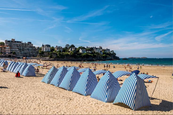 Ferienwohnung Dinard: Studio A 100 M De La Plage De L'Ecluse Exterior foto